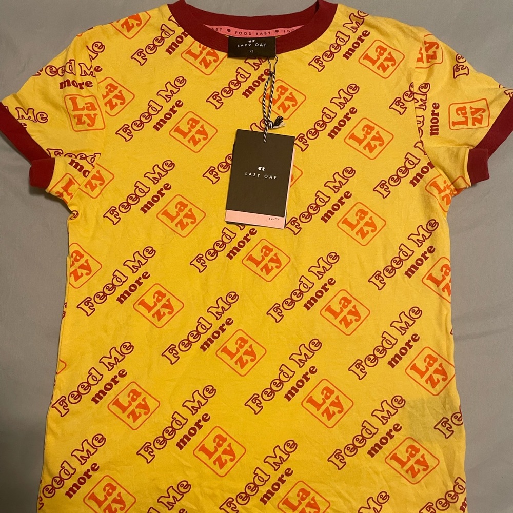 Lazy oaf feed me more t-shirts